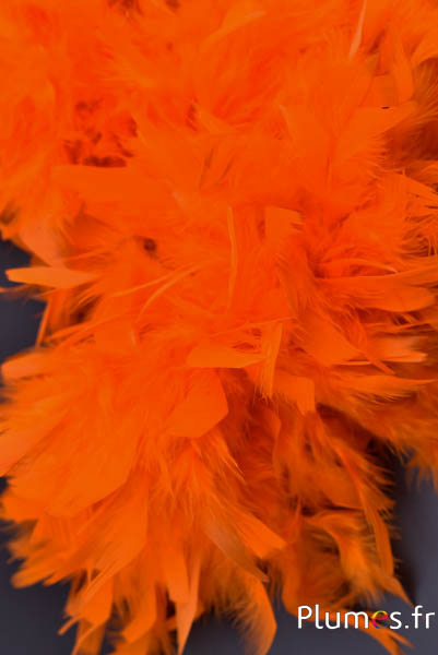 Coq mèche  - 10 cm - orange